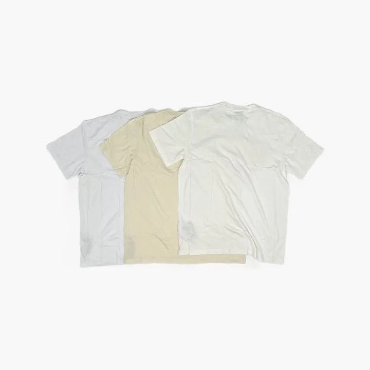 Maison Margiela Maison Margiela SS23 Basic White T-Shirt Set 0079 Size XL / US 12-14 / IT 48-50 - 3 Thumbnail