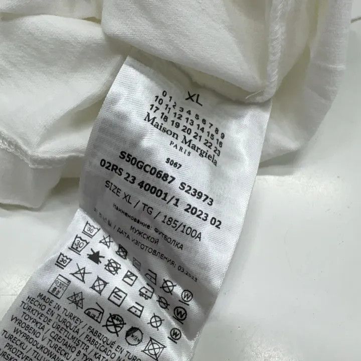 Maison Margiela Maison Margiela SS23 Basic White T-Shirt Set 0079 Size XL / US 12-14 / IT 48-50 - 8 Thumbnail