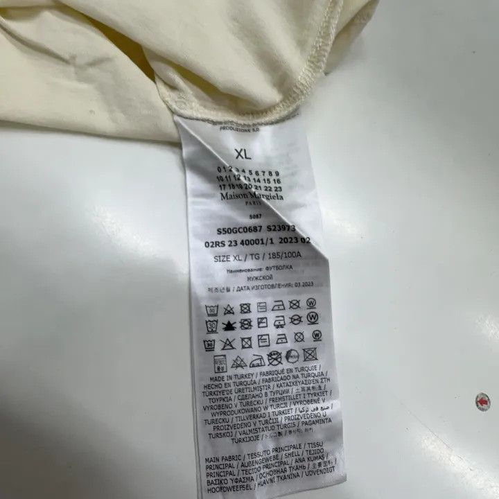 Maison Margiela Maison Margiela SS23 Basic White T-Shirt Set 0079 Size XL / US 12-14 / IT 48-50 - 4 Thumbnail