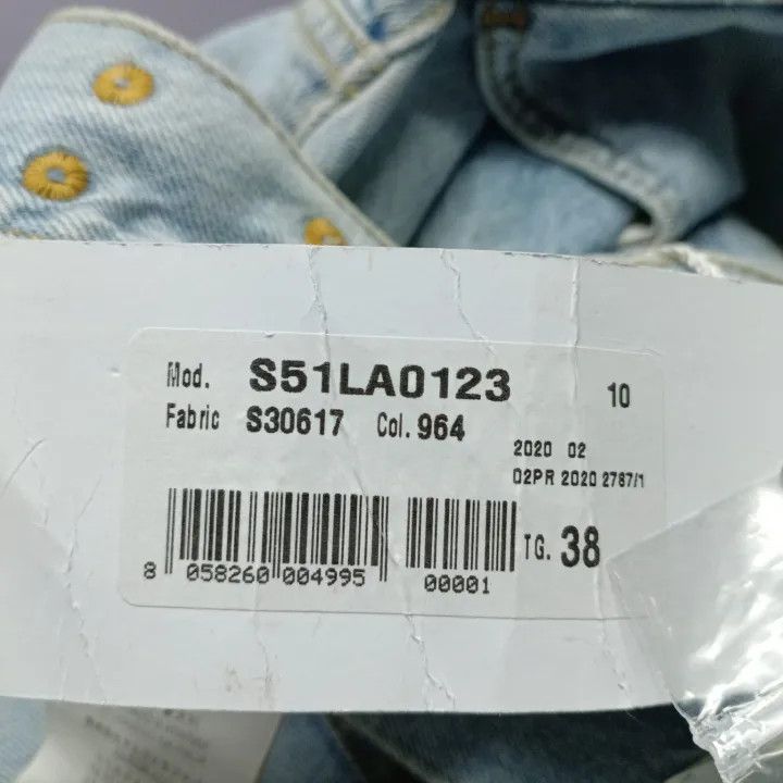 Maison Margiela Maison Margiela Split Detail Denim Pants for Women 0079 Size 38" / US 16 / IT 52 - 5 Thumbnail
