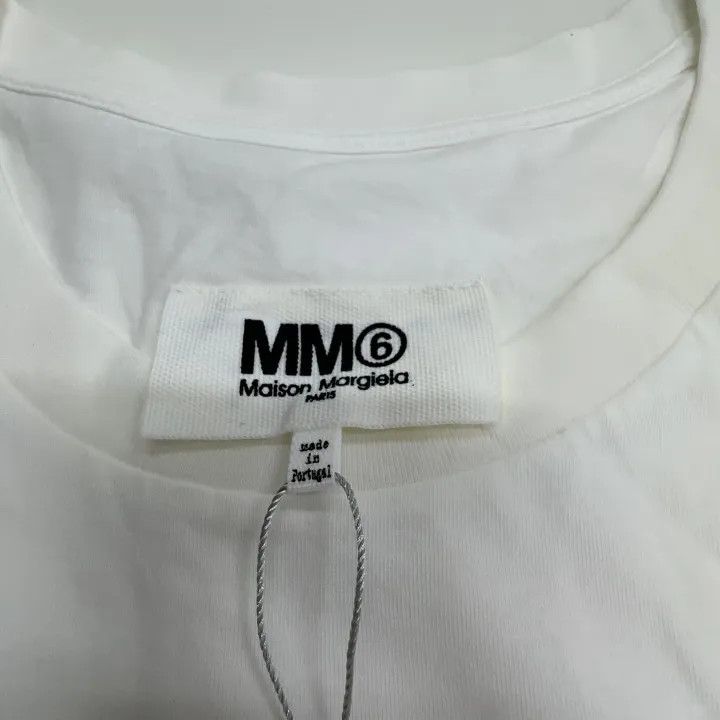 Maison Margiela MM6 Maison Margiela White Short Sleeve T-Shirt 0079 Size M / US 6-8 / IT 42-44 - 3 Thumbnail