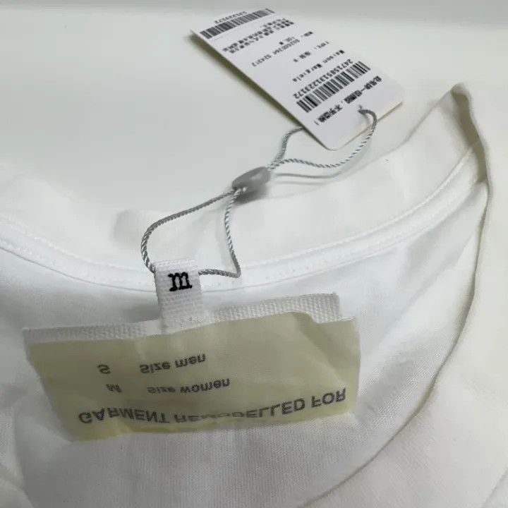 Maison Margiela MM6 Maison Margiela White Short Sleeve T-Shirt 0079 Size M / US 6-8 / IT 42-44 - 4 Thumbnail