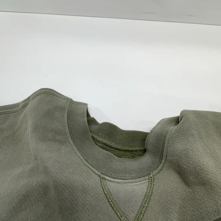 Maison Margiela Maison Margiela SS23 Olive Green Cropped Sweatshirt 0079 Size M / US 6-8 / IT 42-44 - 7 Thumbnail