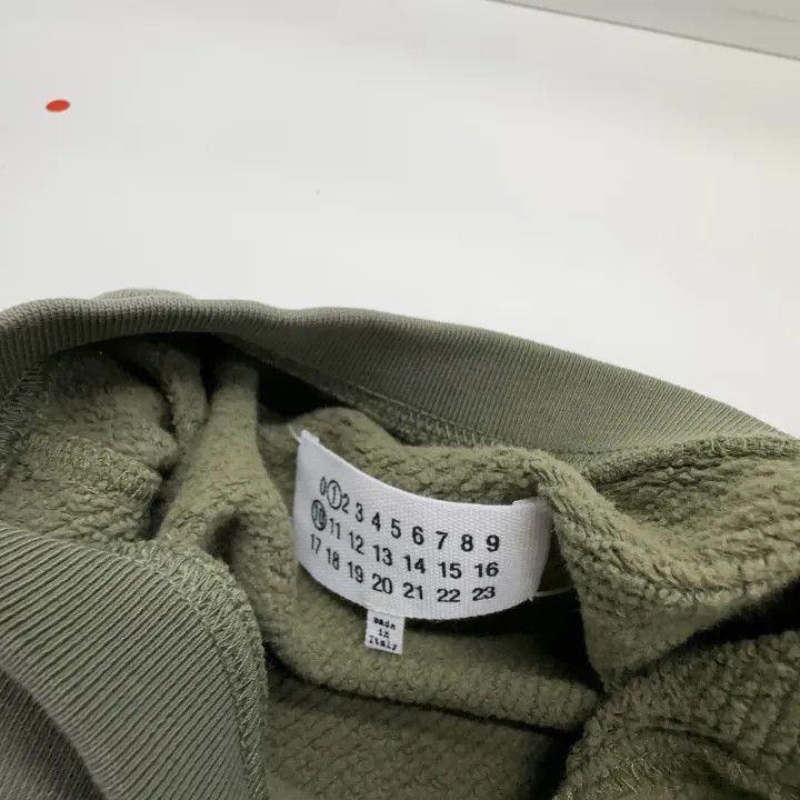 Maison Margiela Maison Margiela SS23 Olive Green Cropped Sweatshirt 0079 Size M / US 6-8 / IT 42-44 - 6 Thumbnail