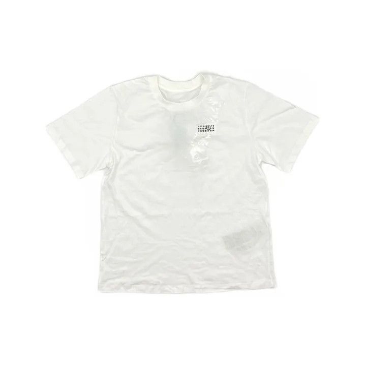 Maison Margiela MM6 Maison Margiela White Graphic Short-Sleeve Tee 0079 Size S / US 4 / IT 40 - 2 Thumbnail