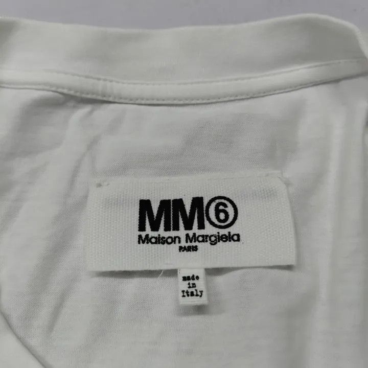 Maison Margiela MM6 Maison Margiela White Digital Print T-Shirt 0079 Size M / US 6-8 / IT 42-44 - 3 Thumbnail