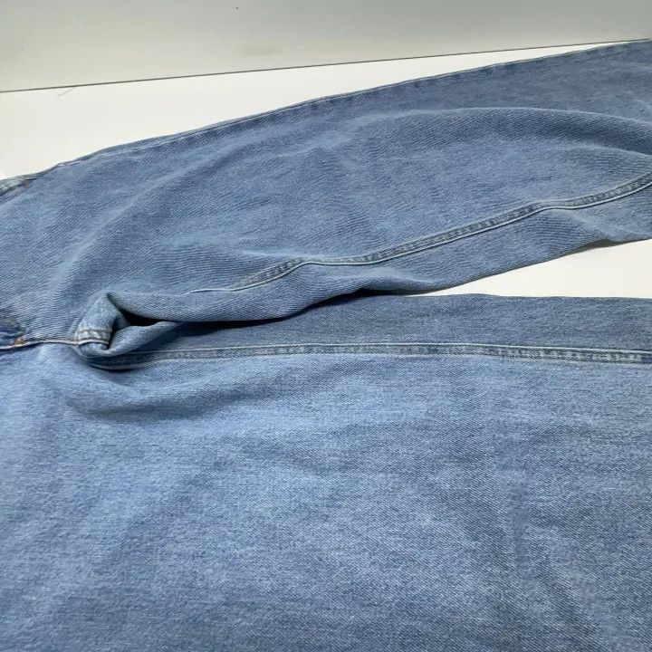 Maison Margiela MM6 Maison Margiela Blue Wide-Leg Jeans for Women 0079 Size 26" / US 2 / IT 38 - 8 Thumbnail