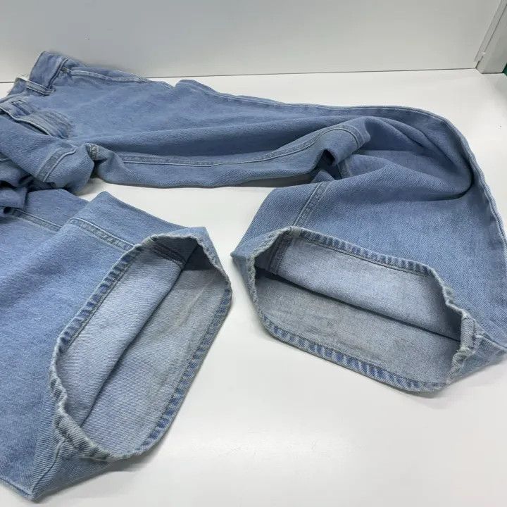 Maison Margiela MM6 Maison Margiela Blue Wide-Leg Jeans for Women 0079 Size 26" / US 2 / IT 38 - 10 Thumbnail