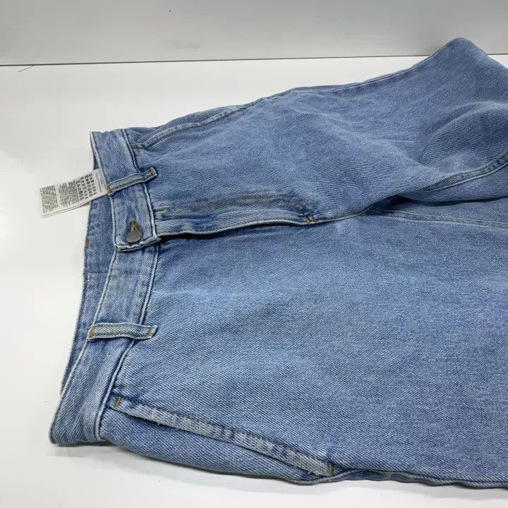Maison Margiela MM6 Maison Margiela Blue Wide-Leg Jeans for Women 0079 Size 26" / US 2 / IT 38 - 7 Thumbnail
