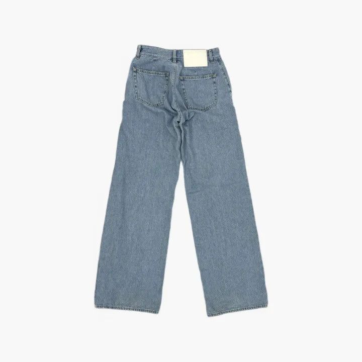 Maison Margiela MM6 Maison Margiela Blue Wide-Leg Jeans for Women 0079 Size 26" / US 2 / IT 38 - 3 Thumbnail