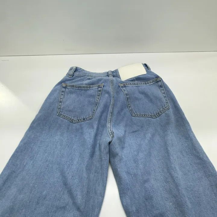 Maison Margiela MM6 Maison Margiela Blue Wide-Leg Jeans for Women 0079 Size 26" / US 2 / IT 38 - 11 Thumbnail
