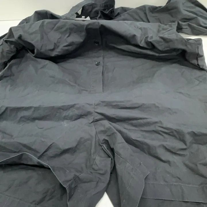 Maison Margiela MM6 Maison Margiela Black Button-Up Playsuit for Women 0079 Size S / US 4 / IT 40 - 8 Thumbnail