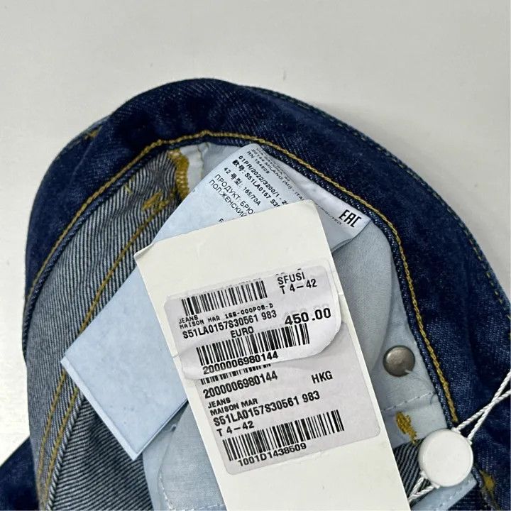 Maison Margiela Maison Margiela Women's Straight-Leg Denim Pants 0079 Size 27" / US 4 / IT 40 - 4 Thumbnail