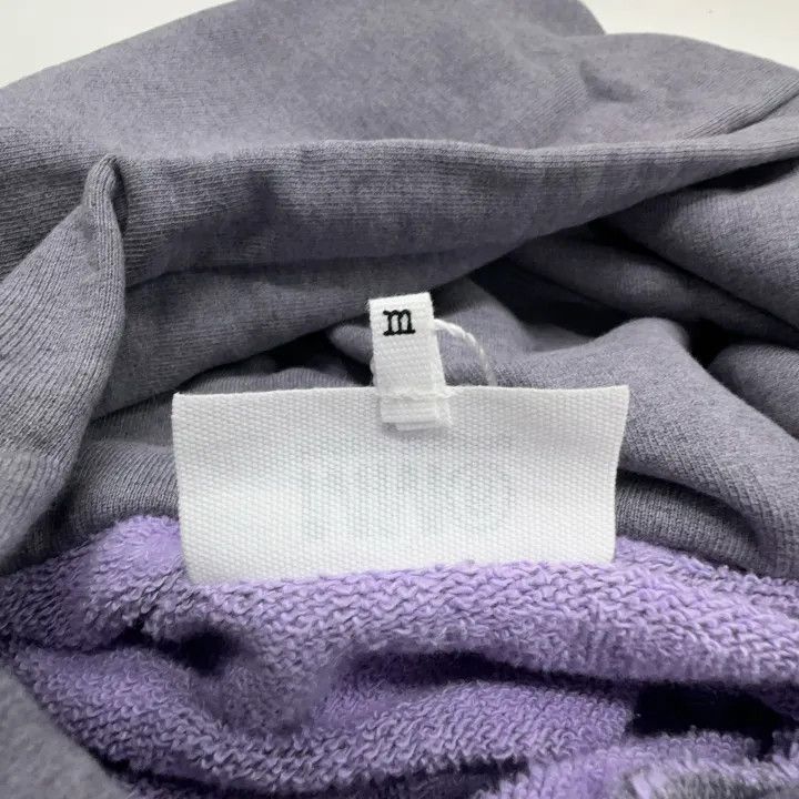 Maison Margiela Maison Margiela Gray Cropped Hoodie with Digital Embroidery 0079 Size M / US 6-8 / IT 42-44 - 5 Thumbnail