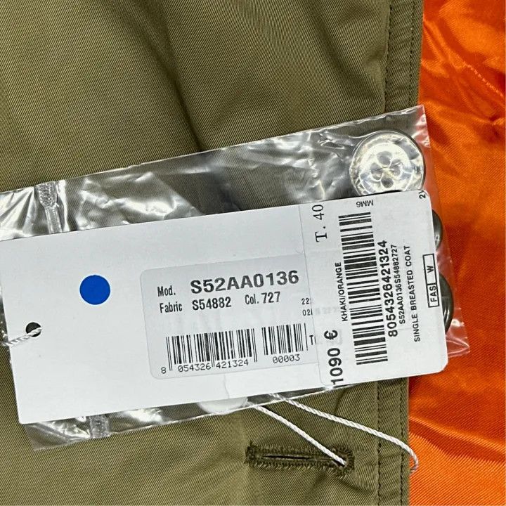 Maison Margiela MM6 Maison Margiela Color-Block Long Coat 0079 Size XL / US 12-14 / IT 48-50 - 3 Thumbnail