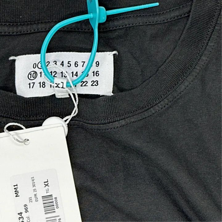Maison Margiela Maison Margiela SS25 Logo Print Short Sleeve T-shirt 0079 Size XL / US 12-14 / IT 48-50 - 5 Thumbnail