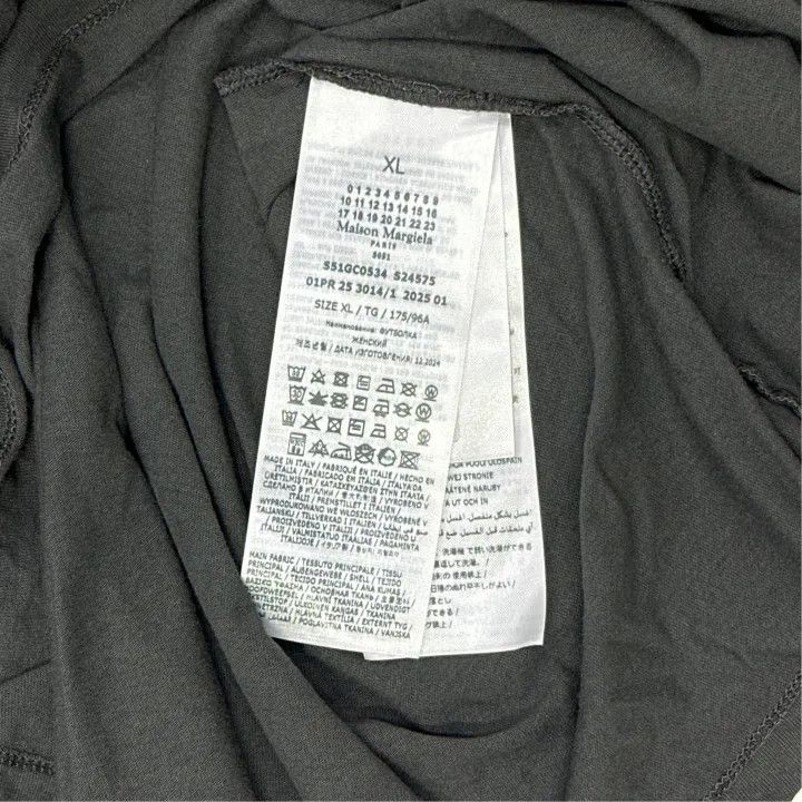 Maison Margiela Maison Margiela SS25 Logo Print Short Sleeve T-shirt 0079 Size XL / US 12-14 / IT 48-50 - 2 Thumbnail