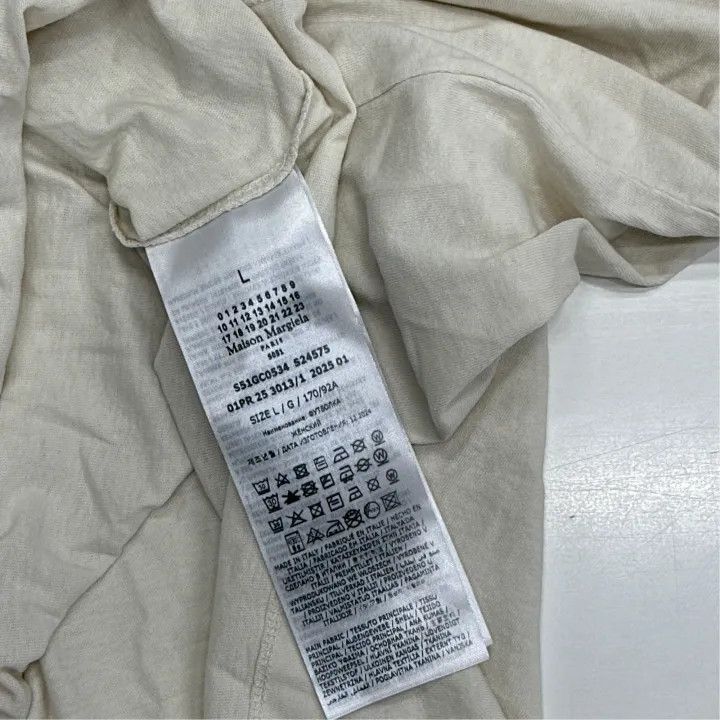 Maison Margiela Maison Margiela SS25 Logo Print T-Shirt for Women 0079 Size L / US 10 / IT 46 - 3 Thumbnail