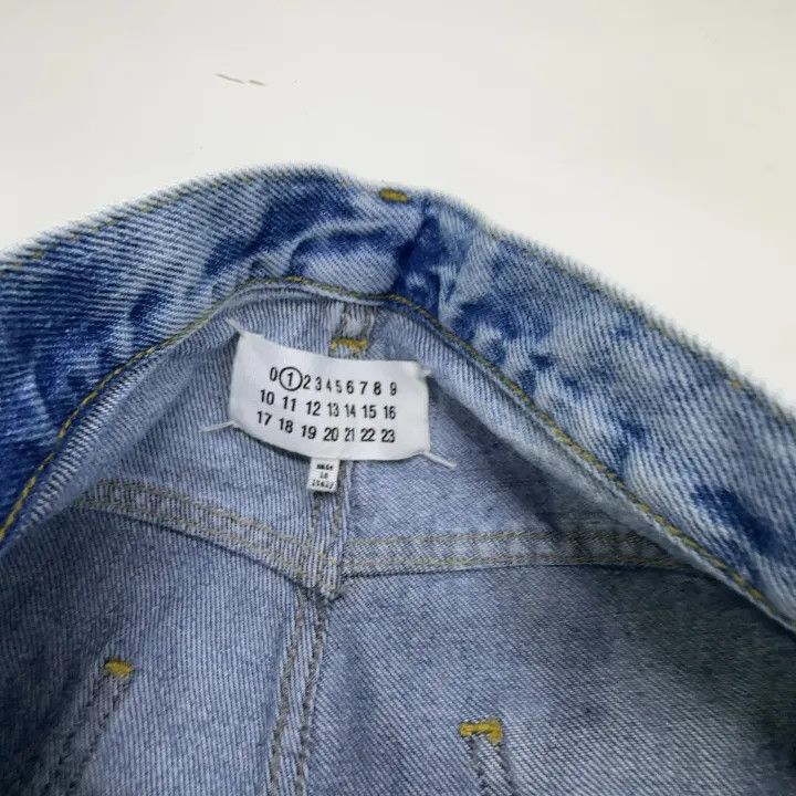 Maison Margiela Maison Margiela Blue Flared High-Waist Jeans 0079 Size 36" / US 14 / IT 50 - 6 Thumbnail