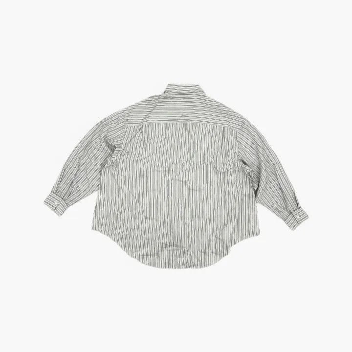 Maison Margiela Maison Margiela Striped Long Sleeve Shirt for Women 0079 Size S / US 4 / IT 40 - 3 Thumbnail
