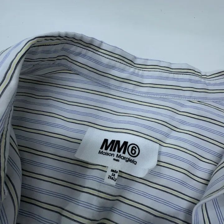 Maison Margiela Maison Margiela Striped Long Sleeve Shirt for Women 0079 Size S / US 4 / IT 40 - 4 Thumbnail