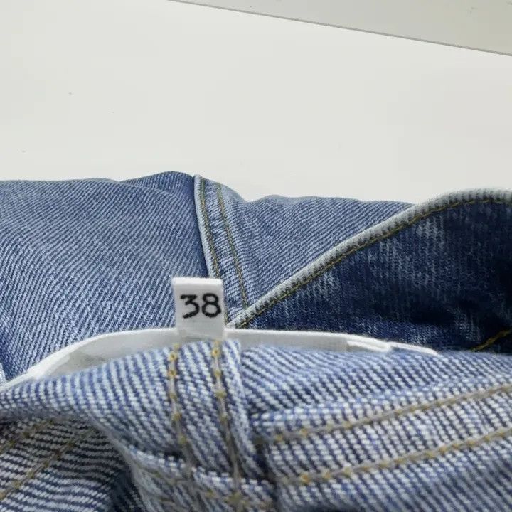 Maison Margiela Maison Margiela Blue Distressed Straight-Leg Jeans 0079 Size 38" / US 16 / IT 52 - 5 Thumbnail
