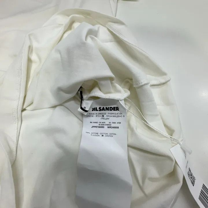 Jil Sander JIL SANDER FW21 Logo Short Sleeve T-Shirt 0079 Size M / US 6-8 / IT 42-44 - 4 Thumbnail