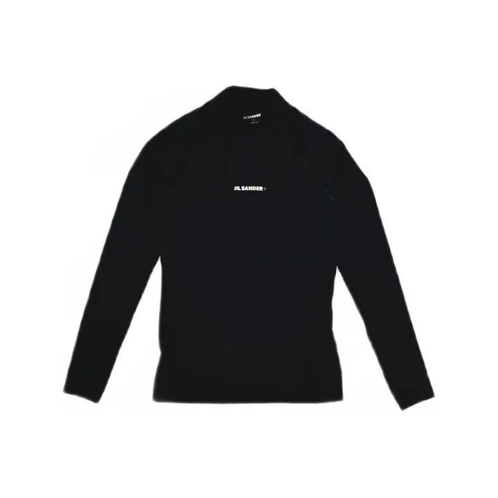 Jil Sander JIL SANDER Logo Long Sleeve T-Shirt for Women 0079 Size M / US 6-8 / IT 42-44 - 2 Thumbnail