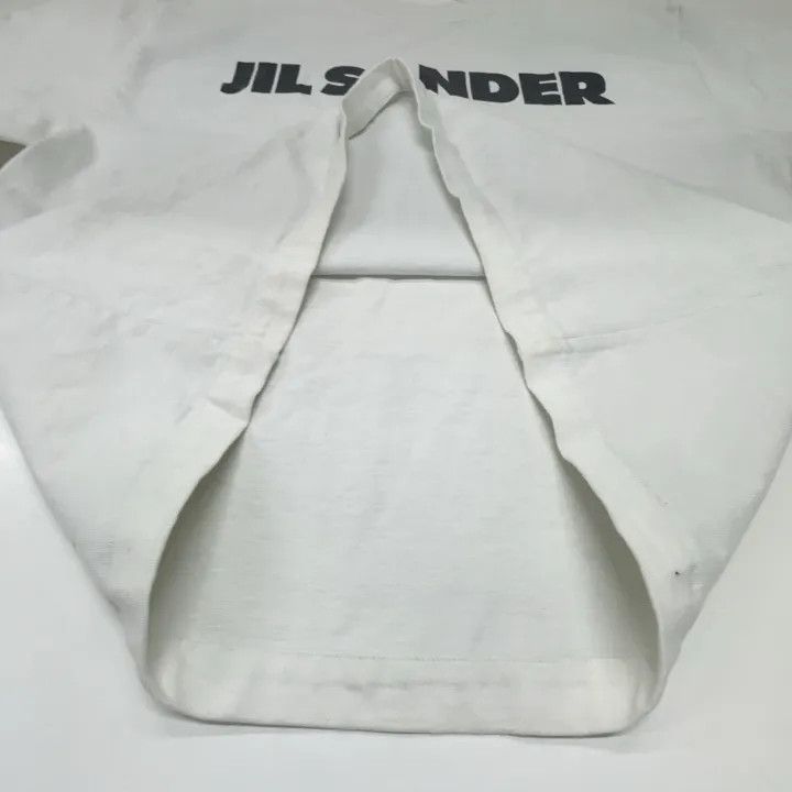 Jil Sander JIL SANDER FW22 Logo Print Short Sleeve T-Shirt 0079 Size L / US 10 / IT 46 - 8 Thumbnail