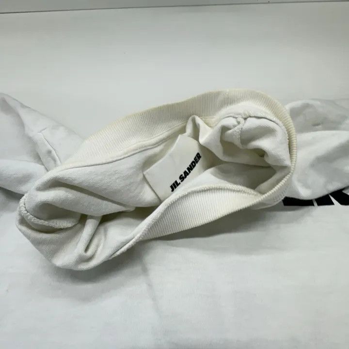 Jil Sander JIL SANDER FW22 Logo Print Short Sleeve T-Shirt 0079 Size L / US 10 / IT 46 - 6 Thumbnail