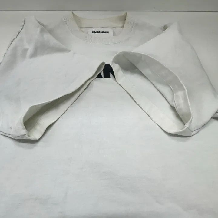 Jil Sander JIL SANDER FW22 Logo Print Short Sleeve T-Shirt 0079 Size L / US 10 / IT 46 - 9 Thumbnail