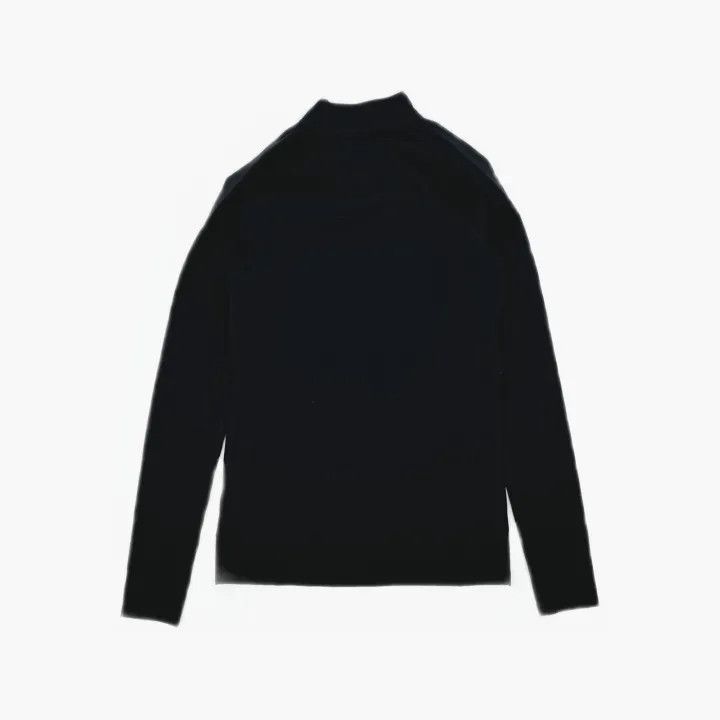 Jil Sander JIL SANDER Black Long Sleeve Logo T-shirt 0079 Size S / US 4 / IT 40 - 3 Thumbnail