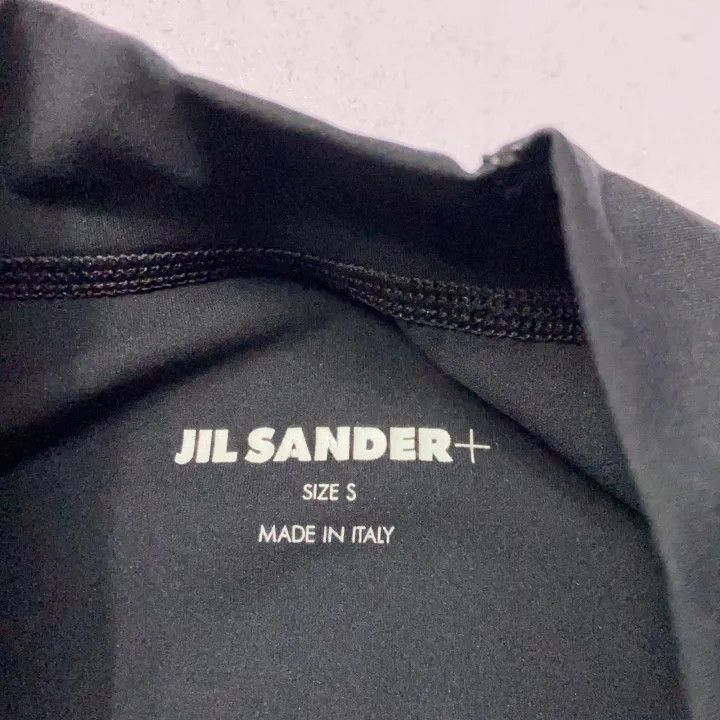 Jil Sander JIL SANDER Black Long Sleeve Logo T-shirt 0079 Size S / US 4 / IT 40 - 4 Thumbnail
