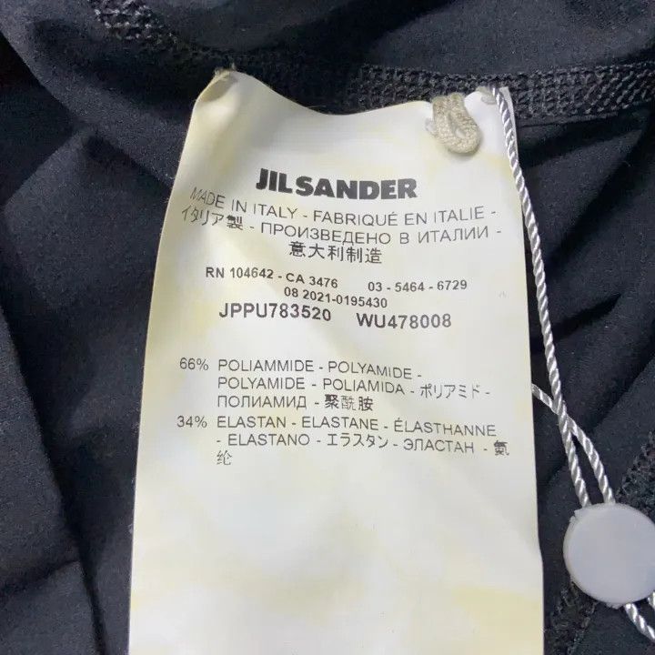 Jil Sander JIL SANDER Black Long Sleeve Logo T-shirt 0079 Size S / US 4 / IT 40 - 5 Thumbnail