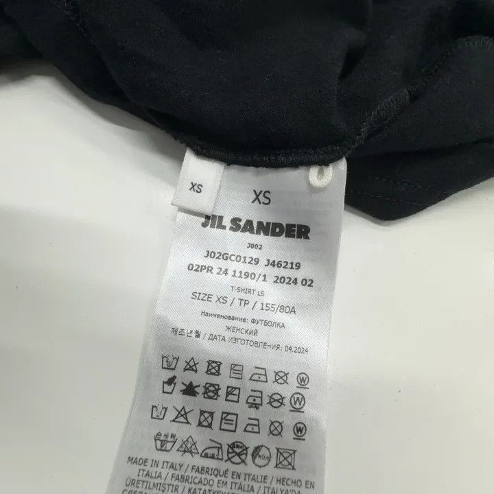 Jil Sander JIL SANDER Fall Winter 2024 Long Sleeve T-Shirt 0079 Size XS / US 0-2 / IT 36-38 - 4 Thumbnail