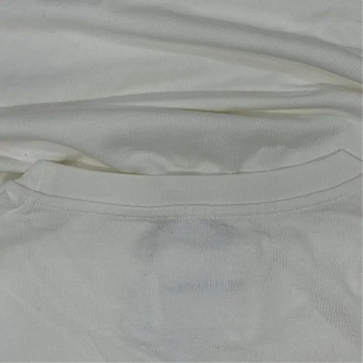 Jil Sander JIL SANDER Women's White Printed T-Shirt 0079 Size L / US 10 / IT 46 - 5 Thumbnail