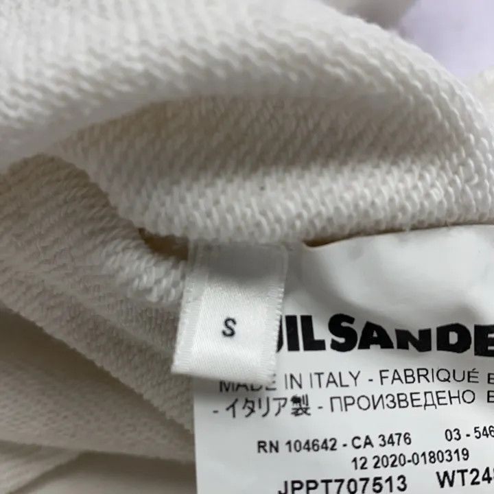 Jil Sander JIL SANDER Logo Print Women's Sweatshirt 0079 Size S / US 4 / IT 40 - 4 Thumbnail