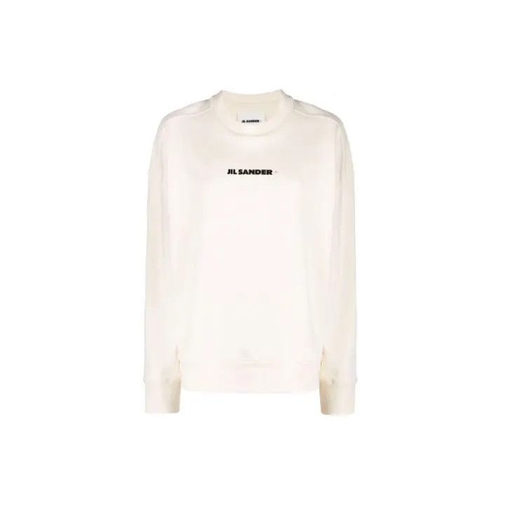 Jil Sander JIL SANDER Logo Print Women's Sweatshirt 0079 Size S / US 4 / IT 40 - 2 Thumbnail