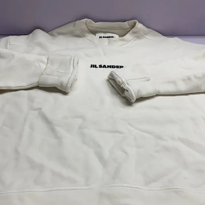 Jil Sander JIL SANDER Logo Print Women's Sweatshirt 0079 Size S / US 4 / IT 40 - 9 Thumbnail
