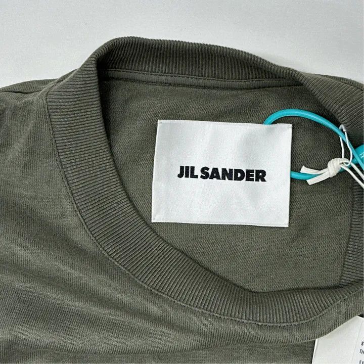 Jil Sander JIL SANDER Logo Print Short Sleeve T-Shirt 0079 Size M / US 6-8 / IT 42-44 - 2 Thumbnail