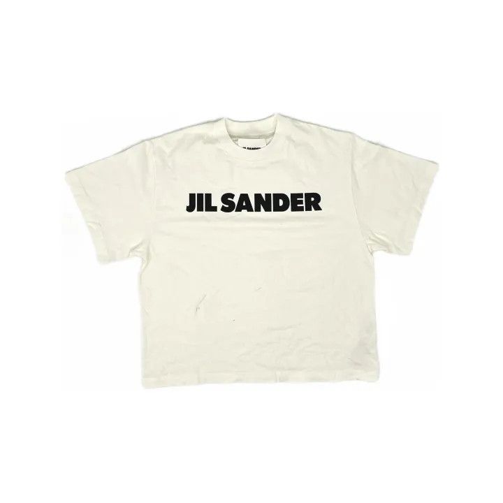 Jil Sander JIL SANDER Logo Print Short Sleeve T-Shirt 0079 Size M / US 6-8 / IT 42-44 - 2 Thumbnail