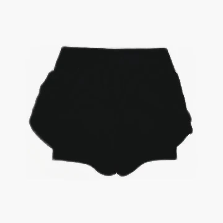 Jil Sander JIL SANDER SS22 Black Layered Shorts 0079 Size 22" - 3 Thumbnail