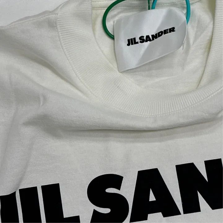 Jil Sander JIL SANDER Logo Print Short Sleeve T-Shirt 0079 Size S / US 4 / IT 40 - 2 Thumbnail