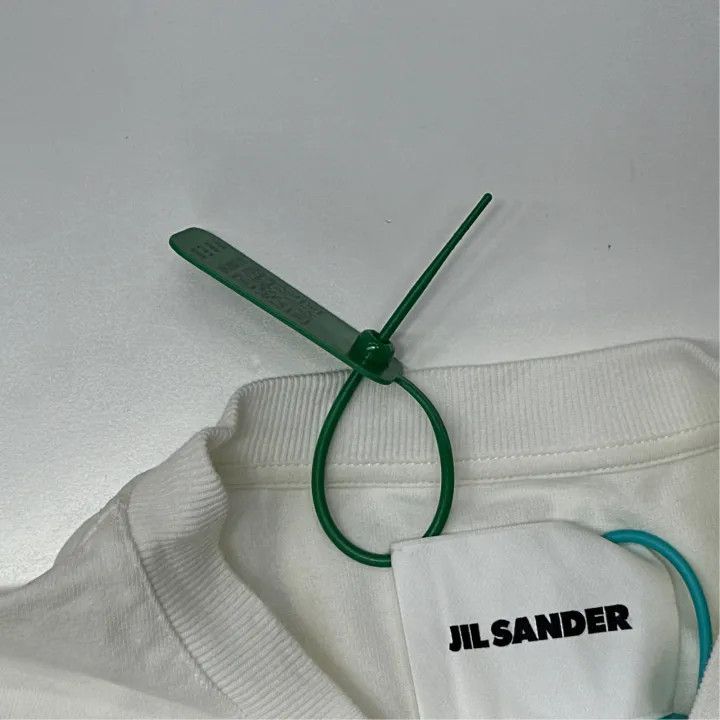 Jil Sander JIL SANDER FW22 Logo Print T-Shirt for Women 0079 Size M / US 6-8 / IT 42-44 - 2 Thumbnail