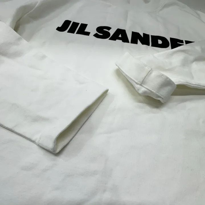 Jil Sander JIL SANDER White Long Sleeve T-Shirt for Women 0079 Size S / US 4 / IT 40 - 7 Thumbnail