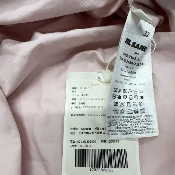 Jil Sander Jil Sander SS23 Long Sleeve Blouse in Pink 0079 Size XS / US 0-2 / IT 36-38 - 4 Thumbnail