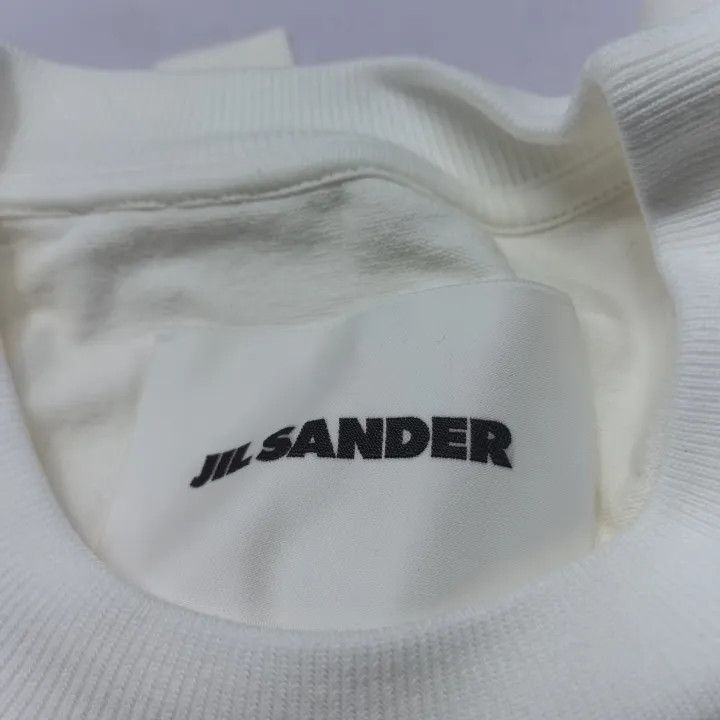 Jil Sander JIL SANDER Long Sleeve Logo T-Shirt for Women 0079 Size M / US 6-8 / IT 42-44 - 3 Thumbnail