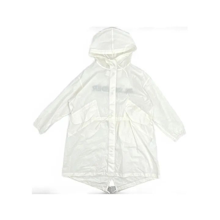 Jil Sander JIL SANDER White Hooded Long Sleeve Coat 0079 Size XS / US 0-2 / IT 36-38 - 2 Thumbnail