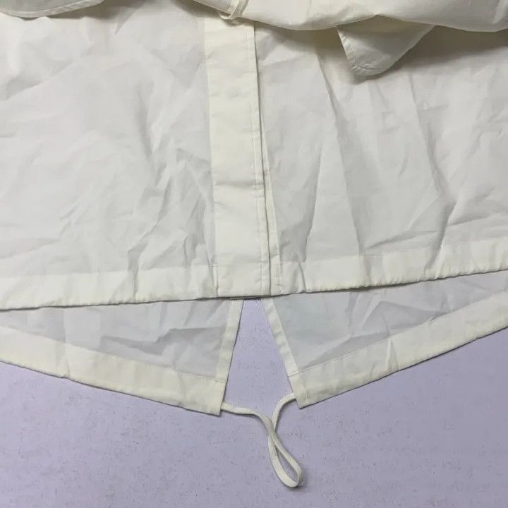 Jil Sander JIL SANDER White Hooded Long Sleeve Coat 0079 Size XS / US 0-2 / IT 36-38 - 13 Thumbnail