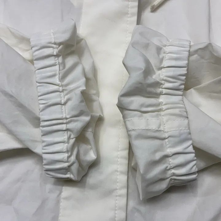 Jil Sander JIL SANDER White Hooded Long Sleeve Coat 0079 Size XS / US 0-2 / IT 36-38 - 10 Thumbnail